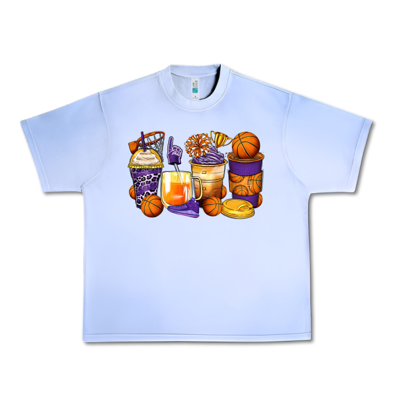 Basketball Coffee Cups Urban Heavy Tee by Zillion Design Studio | Teevron
