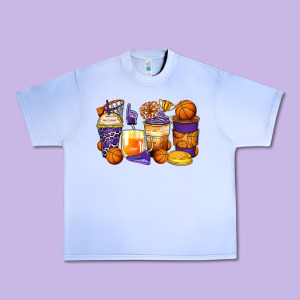 Basketball Coffee Cups Urban Heavy Tee Designed By Zillion Design Studio