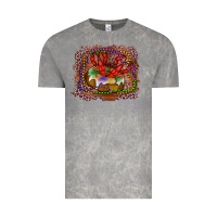 Cloud Rock Mardi gras king cake crawfish Vintage Tee - RanaPortraitStore