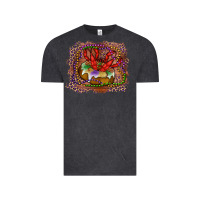 Vintage Black Mardi gras king cake crawfish Vintage Tee - RanaPortraitStore