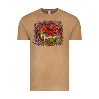 Vintage Camel Mardi gras king cake crawfish Vintage Tee - RanaPortraitStore