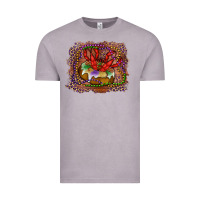 Vintage Zinc Mardi gras king cake crawfish Vintage Tee - RanaPortraitStore