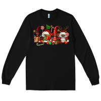 Black christmas afro gnomies Long Sleeve Tee - FaDigitalArtStudio