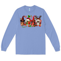 Colony Blue christmas afro gnomies Long Sleeve Tee - FaDigitalArtStudio