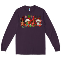 Plum christmas afro gnomies Long Sleeve Tee - FaDigitalArtStudio
