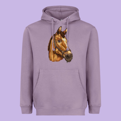 Horse Heavyweight Hoodie Designed By Barkaloodesign