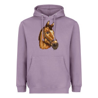 Lavender horse Heavyweight Hoodie - BarkalooDesign