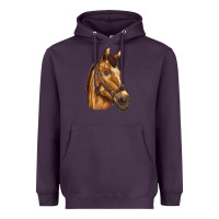 Plum horse Heavyweight Hoodie - BarkalooDesign