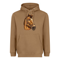 Toasted Coconut horse Heavyweight Hoodie - BarkalooDesign