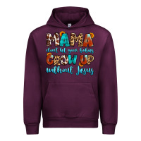 Mauve Wine mama dont let your babies grow up without jesus Urban Hoodie - Artiststas