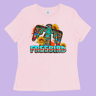 Freebird Thunderbird Ladies Tee Designed By Adodesignshop