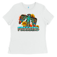 White freebird thunderbird Ladies Tee - AdoDesignShop