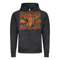 Serape Leopard Turquoise Sunflowers Cow Vintage Hoodie | Teevron