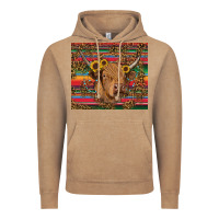 Vintage Coffee serape leopard turquoise sunflowers cow Vintage Hoodie - RanaPortraitStore