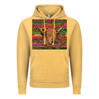 Vintage Mustard serape leopard turquoise sunflowers cow Vintage Hoodie - RanaPortraitStore