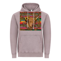 Vintage Zinc serape leopard turquoise sunflowers cow Vintage Hoodie - RanaPortraitStore