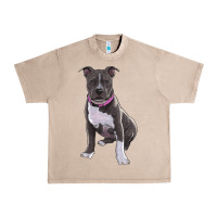 French Oak pitbull Urban Heavy Tee - RanaPortraitStore