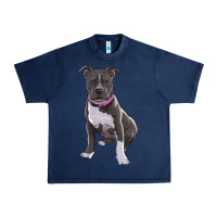 Navy pitbull Urban Heavy Tee - RanaPortraitStore