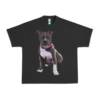 Pigment Black pitbull Urban Heavy Tee - RanaPortraitStore