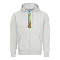 Dove Grey butterfly fall Zipper Hoodie - BundleAndBundleShop