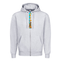 Heather Grey butterfly fall Zipper Hoodie - BundleAndBundleShop