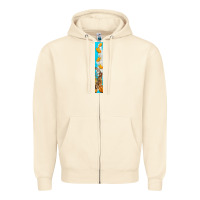 Sandshell butterfly fall Zipper Hoodie - BundleAndBundleShop