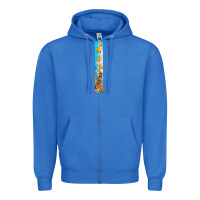 True Royal butterfly fall Zipper Hoodie - BundleAndBundleShop