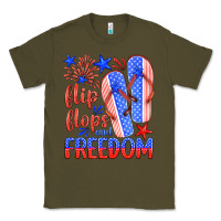 Army Green flip flops and freedom Classic Tee - HRA Design Shop