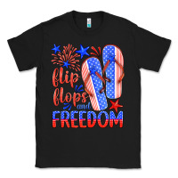 Black flip flops and freedom Classic Tee - HRA Design Shop