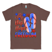 Chestnut flip flops and freedom Classic Tee - HRA Design Shop