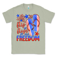 Matcha flip flops and freedom Classic Tee - HRA Design Shop