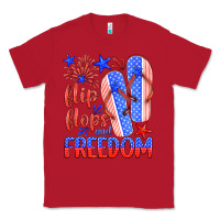 Red flip flops and freedom Classic Tee - HRA Design Shop
