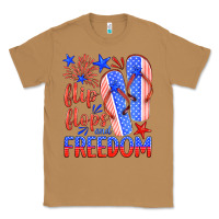 Toasted Coconut flip flops and freedom Classic Tee - HRA Design Shop