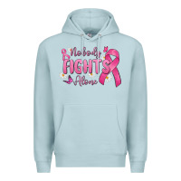 Blue Mist nobody fights alone Premium Hoodie - MaliasSmallBusiness