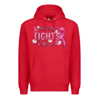 Red nobody fights alone Premium Hoodie - MaliasSmallBusiness