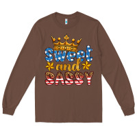 Chestnut usa sweet and sassy Long Sleeve Tee - HRA Design Shop