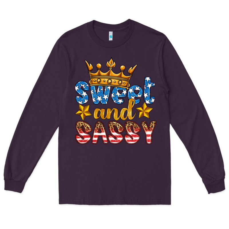 Usa Sweet And Sassy Long Sleeve Tee by HRA Design Shop | Teevron