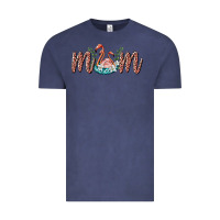 Vintage Denim mom flamingo Vintage Tee - BarkalooDesign