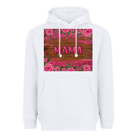 White floral leopard mama tumbler Heavyweight Hoodie - BarkalooDesign