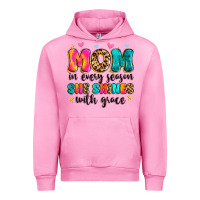 Fuchsia Pink mom in every season she shines with grace Urban Hoodie - Artiststas