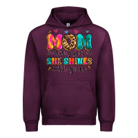 Mauve Wine mom in every season she shines with grace Urban Hoodie - Artiststas