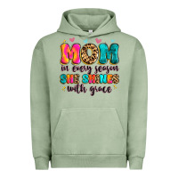 Pigment Oil Green mom in every season she shines with grace Urban Hoodie - Artiststas