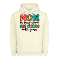 Pigment Pistachio mom in every season she shines with grace Urban Hoodie - Artiststas