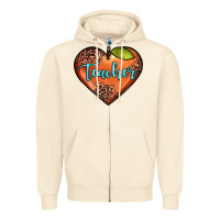 Sandshell teacher heart Zipper Hoodie - JahusDesignShop