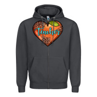 Smoke teacher heart Zipper Hoodie - JahusDesignShop
