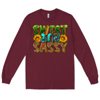 Burgundy sweet and sassy Long Sleeve Tee - HRA Design Shop