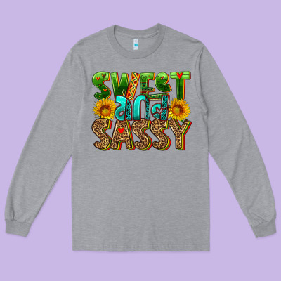 Sweet And Sassy Long Sleeve Tee Designed By Hra Design Shop