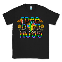 Black free dad hugs Classic Tee - CowhideDigitalArt