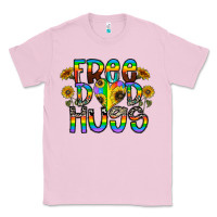 Bubblegum Pink free dad hugs Classic Tee - CowhideDigitalArt