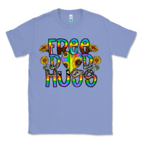 Colony Blue free dad hugs Classic Tee - CowhideDigitalArt